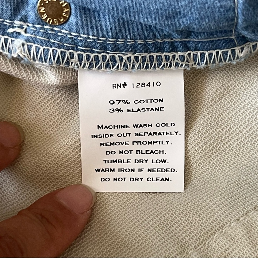 Sid Mashburn Cream Slim Men Jeans - Picture 3 of 8